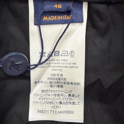 Louis Vuitton Wool Blend Shorts Black Silver 48 — view 7
