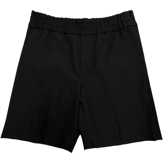 Louis Vuitton Wool Blend Shorts Black Silver 48