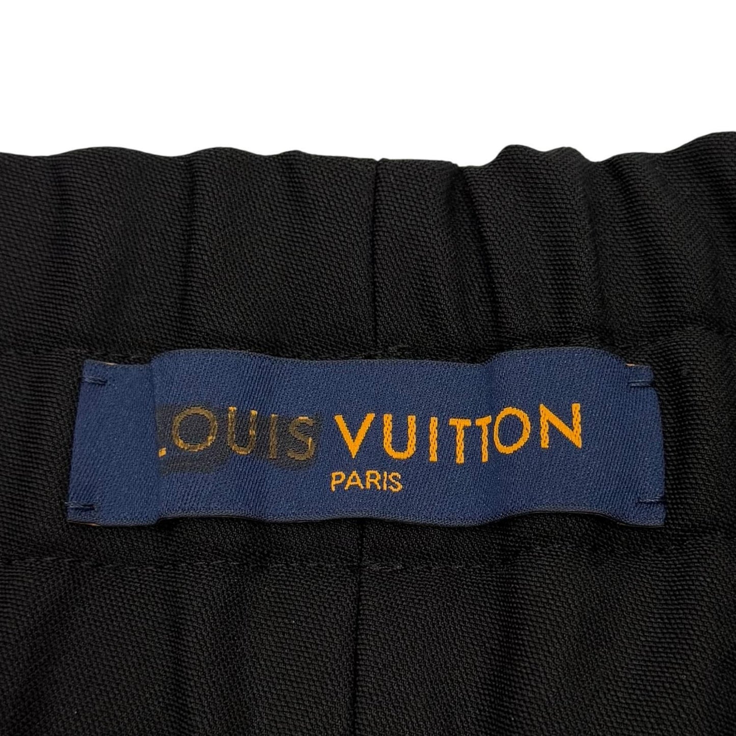 Louis Vuitton Wool Blend Shorts Black Silver 48 — view 6