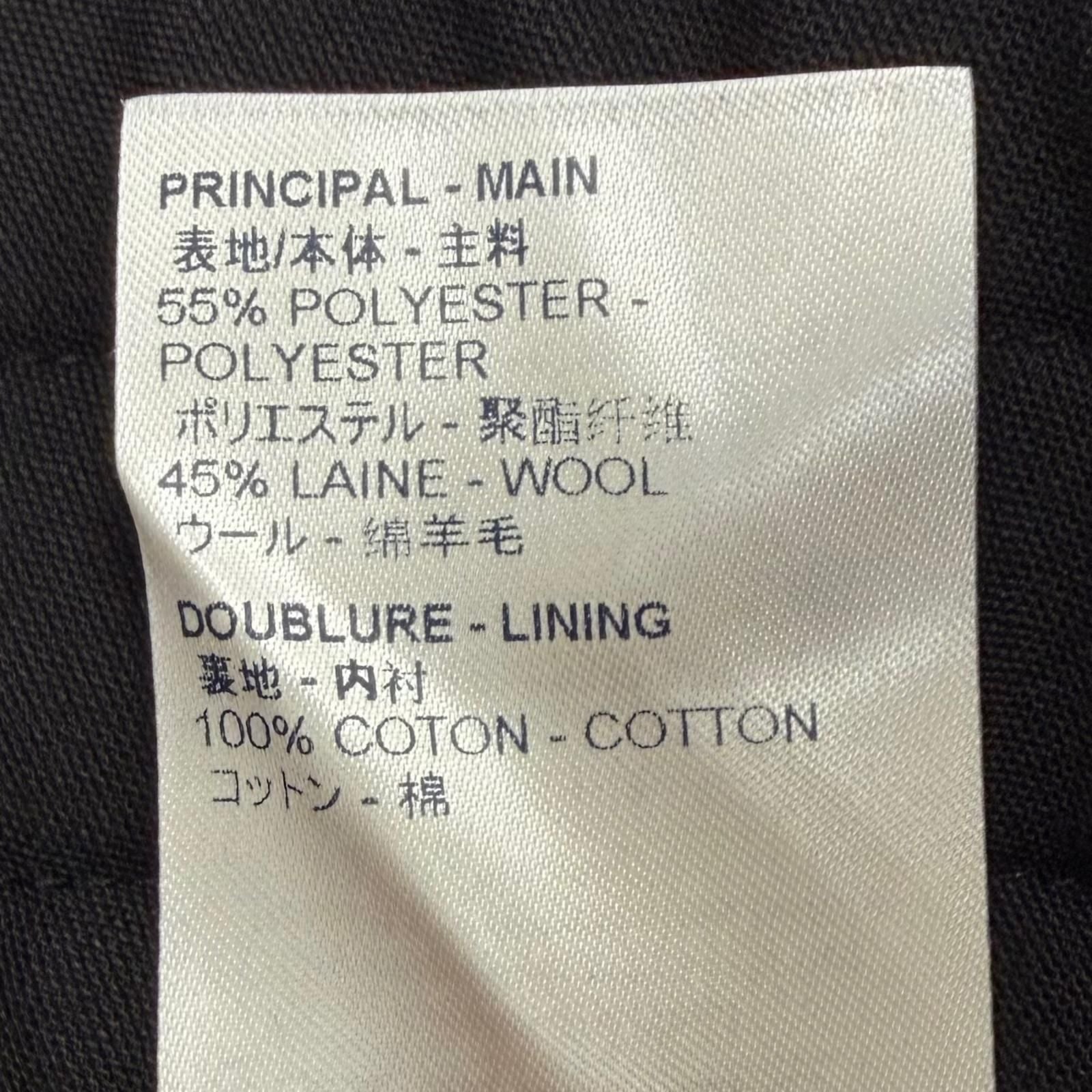 Louis Vuitton Wool Blend Shorts Black Silver 48 — view 8