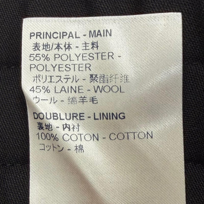 Louis Vuitton Wool Blend Shorts Black Silver 48 — view 8