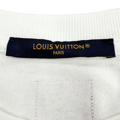 Louis Vuitton Cotton 100% LV Lovers Beads Sequin Short Sleeve T-Shirt White XXL — view 6