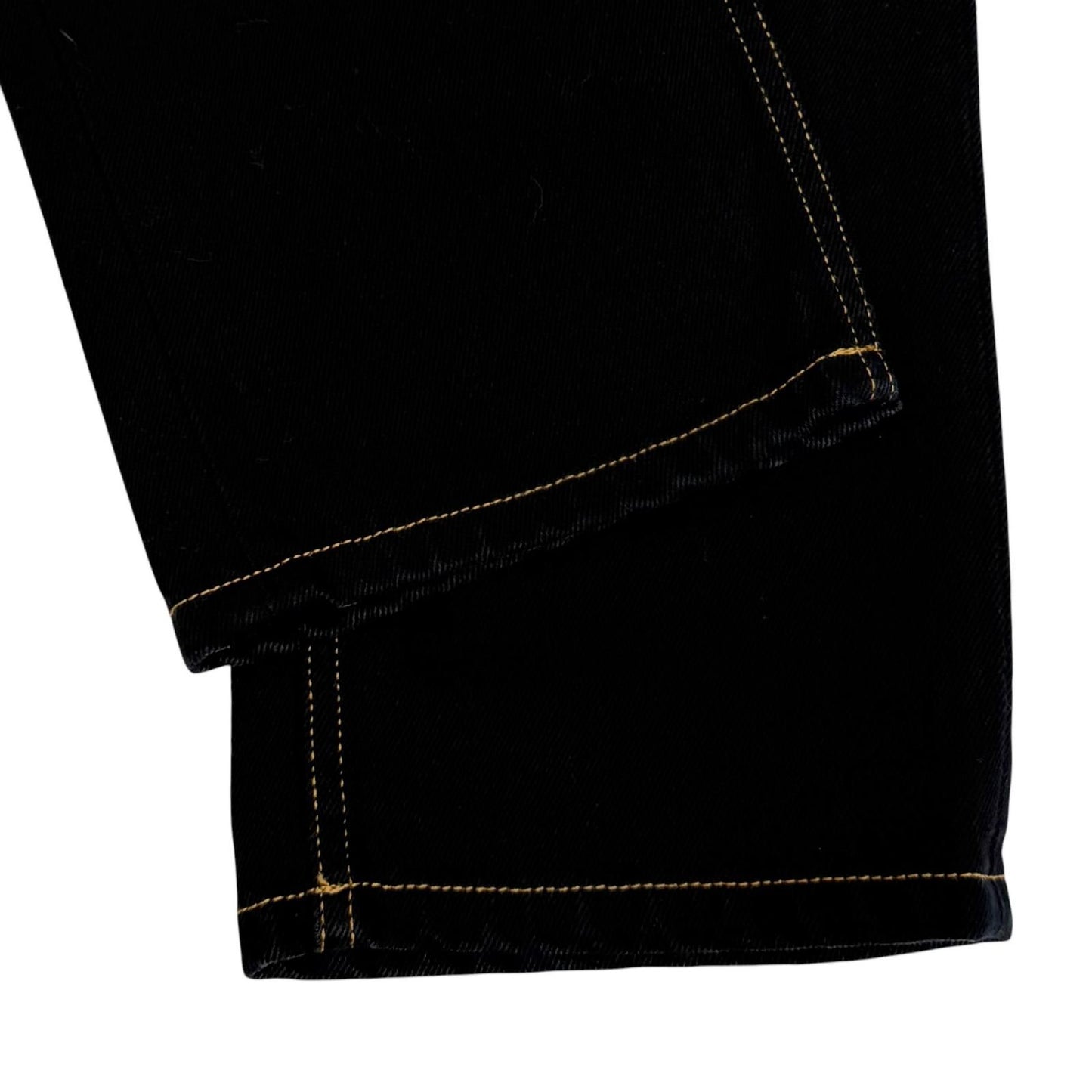 Loewe Cotton Anag Lambskin Button Fly Pants Indigo 34 — view 6