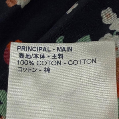 Louis Vuitton Cotton Silk Monogram Floral Pattern Contrast Dress — view 8