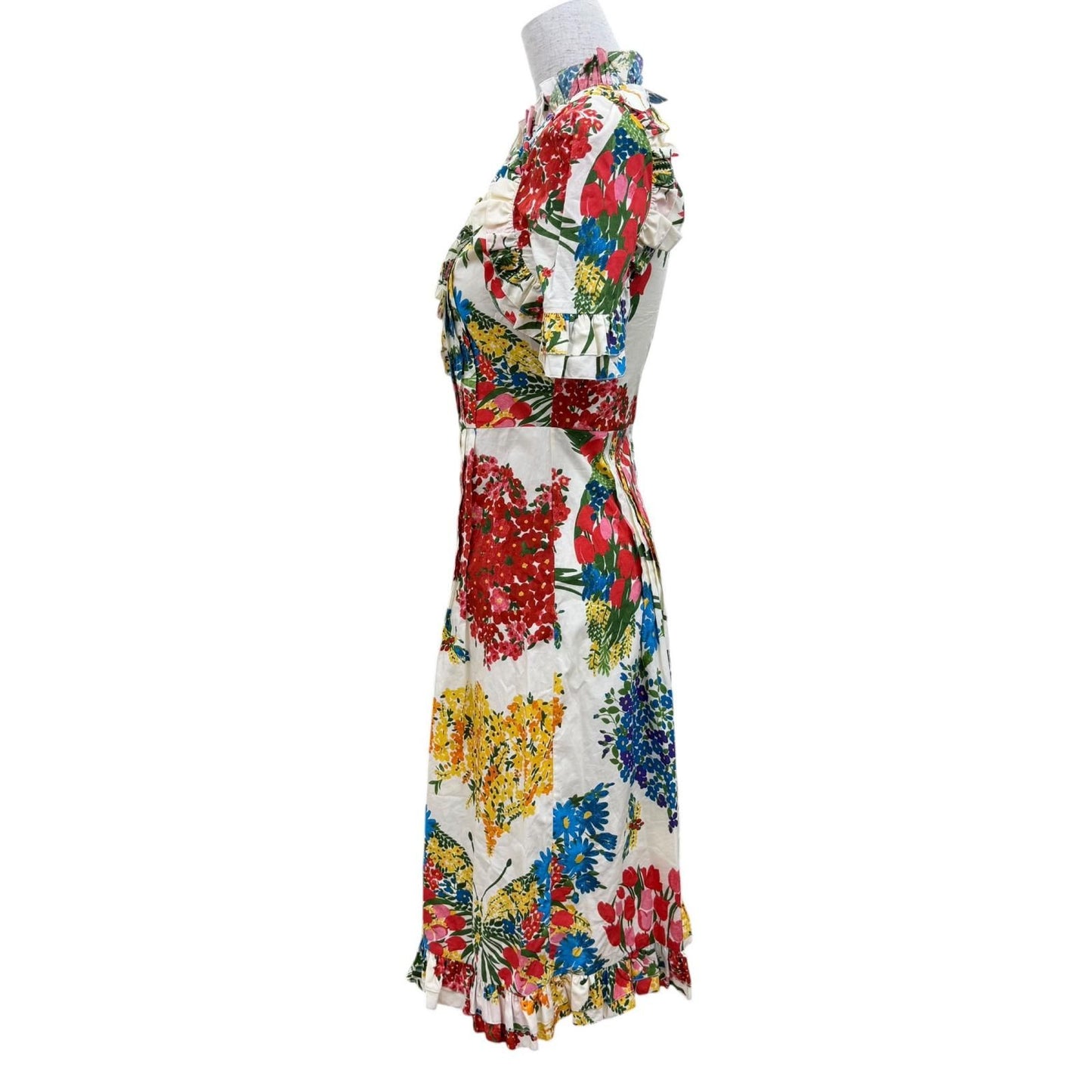 Gucci Cotton Interlocking Floral Dress — view 3