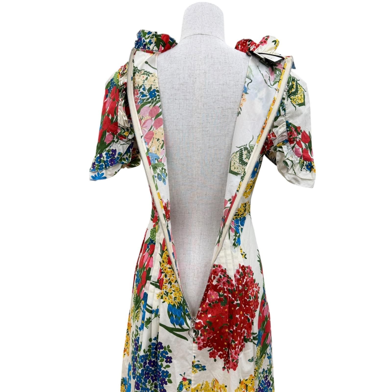 Gucci Cotton Interlocking Floral Dress — view 5