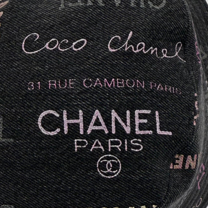 Chanel Cotton 100% Crusher Denim CC Logo — view 5