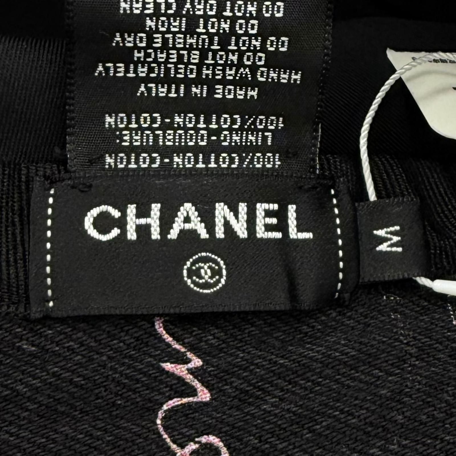 Chanel Cotton 100% Crusher Denim CC Logo — view 6