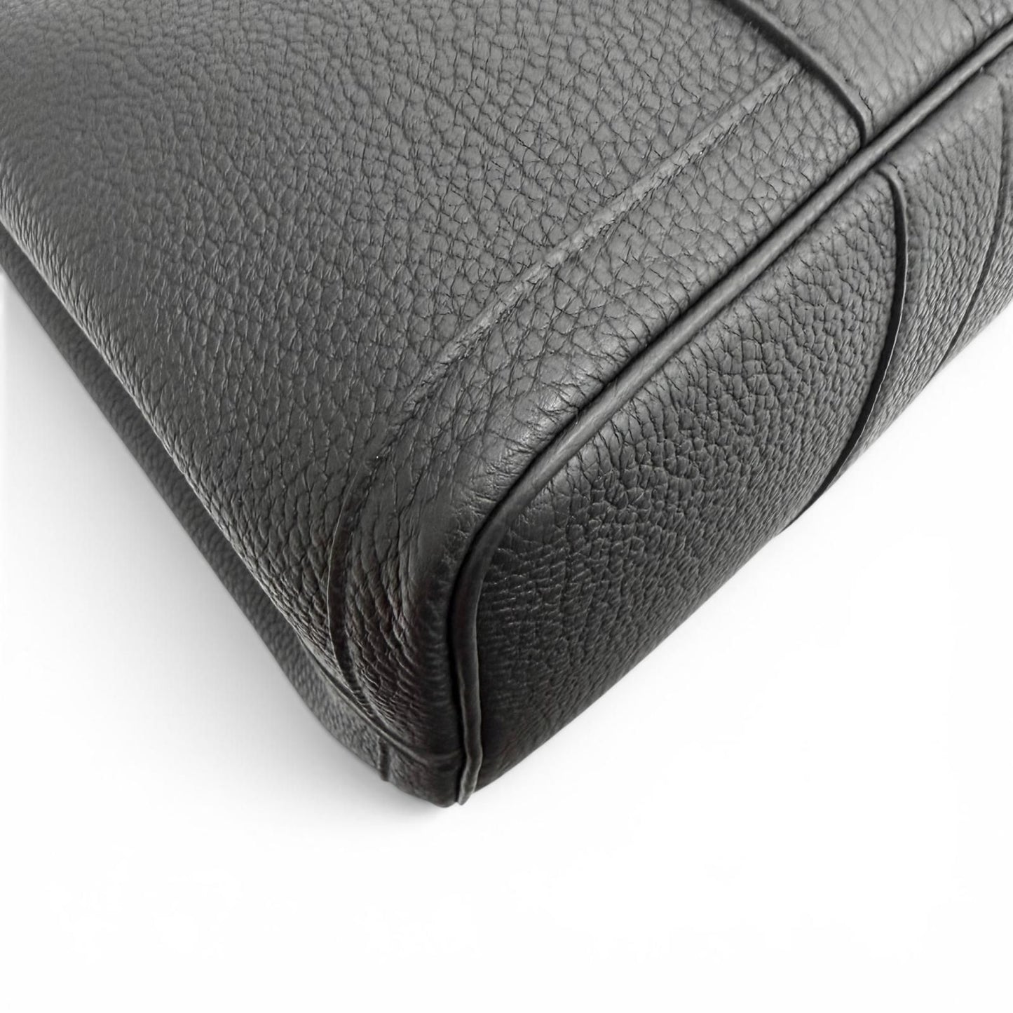 Hermes Garden Party PM 36 Negonda Black Silver Series Button Tote — view 7