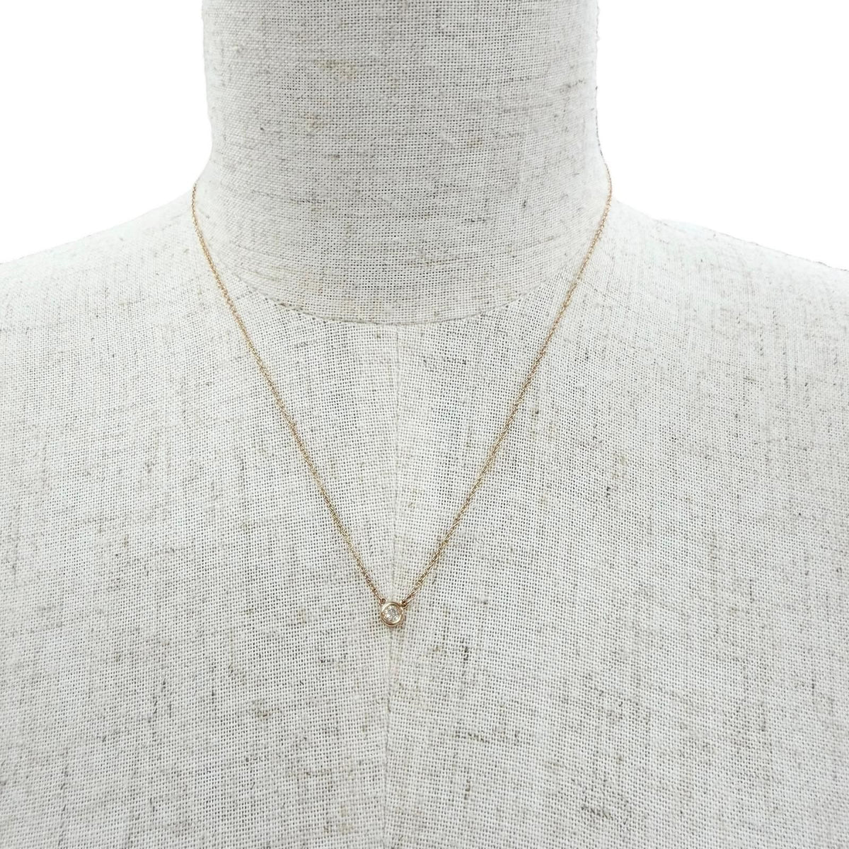 Tiffany & Co by the Yard 750 Diamond June 26 Necklace Gold — view 3
