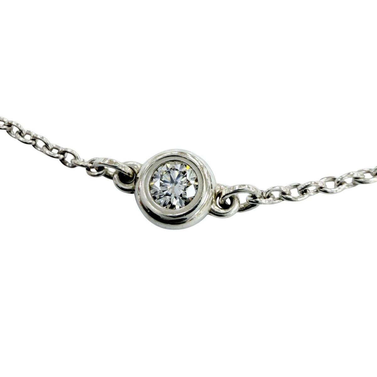 Tiffany & Co Elsa Peretti Diamond by the Yard Bracelet 925 Silver — view 2