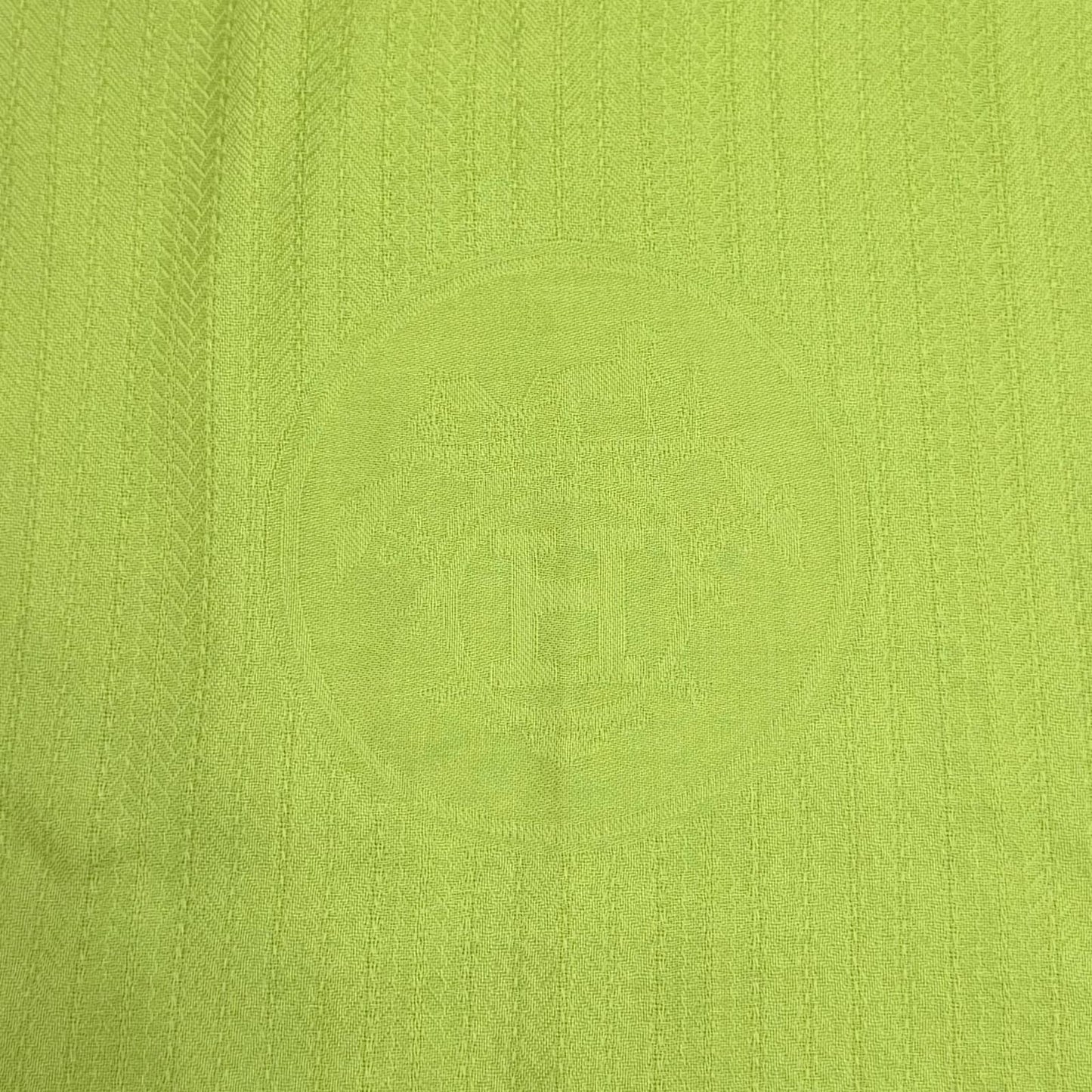 Hermes Exlibris Cashmere Silk Large Shawl Light Green Scarf — view 6
