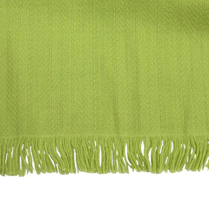 Hermes Exlibris Cashmere Silk Large Shawl Light Green Scarf — view 7