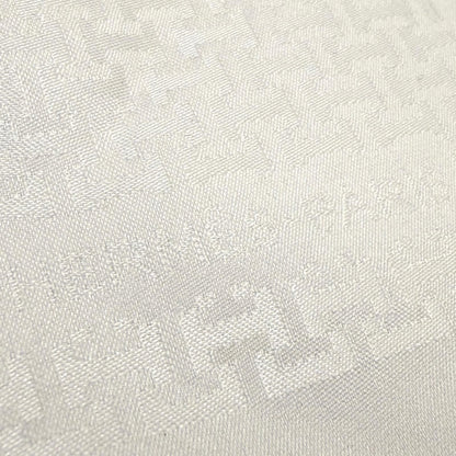 Hermes Upside Down Silk 100% All Over Pattern Pocket Square Handkerchief White — view 4