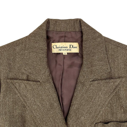 Dior Tailored Jacket Brown — view 3