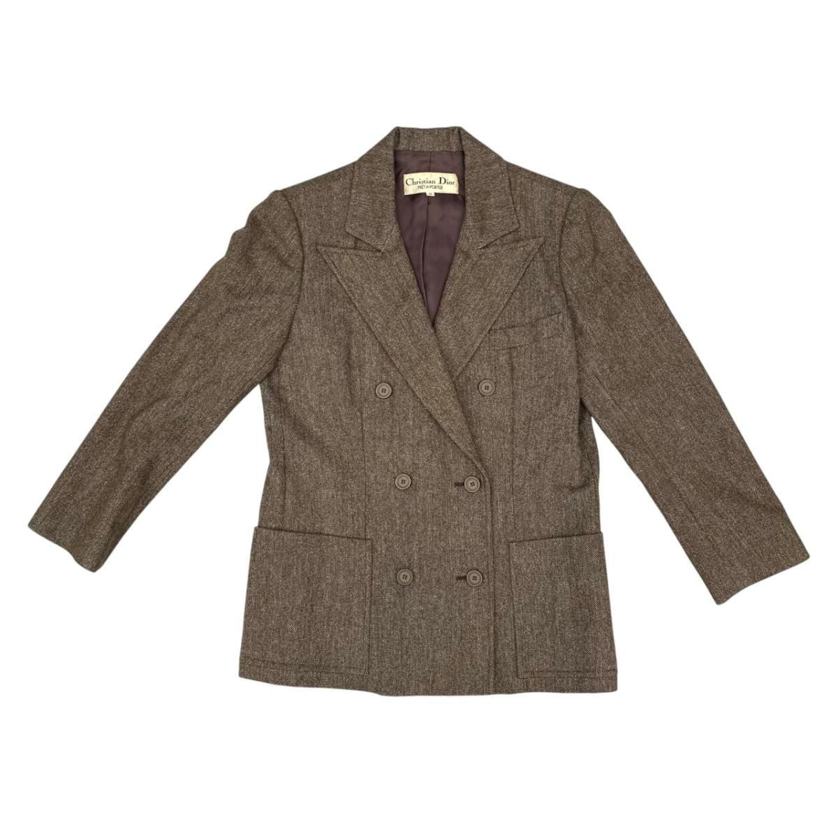 Dior Tailored Jacket Brown