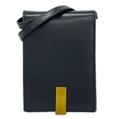 Gucci Wallet 030 Black Gold Leather
