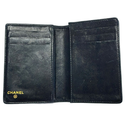 Chanel Card Case Black CC Logo — view 3