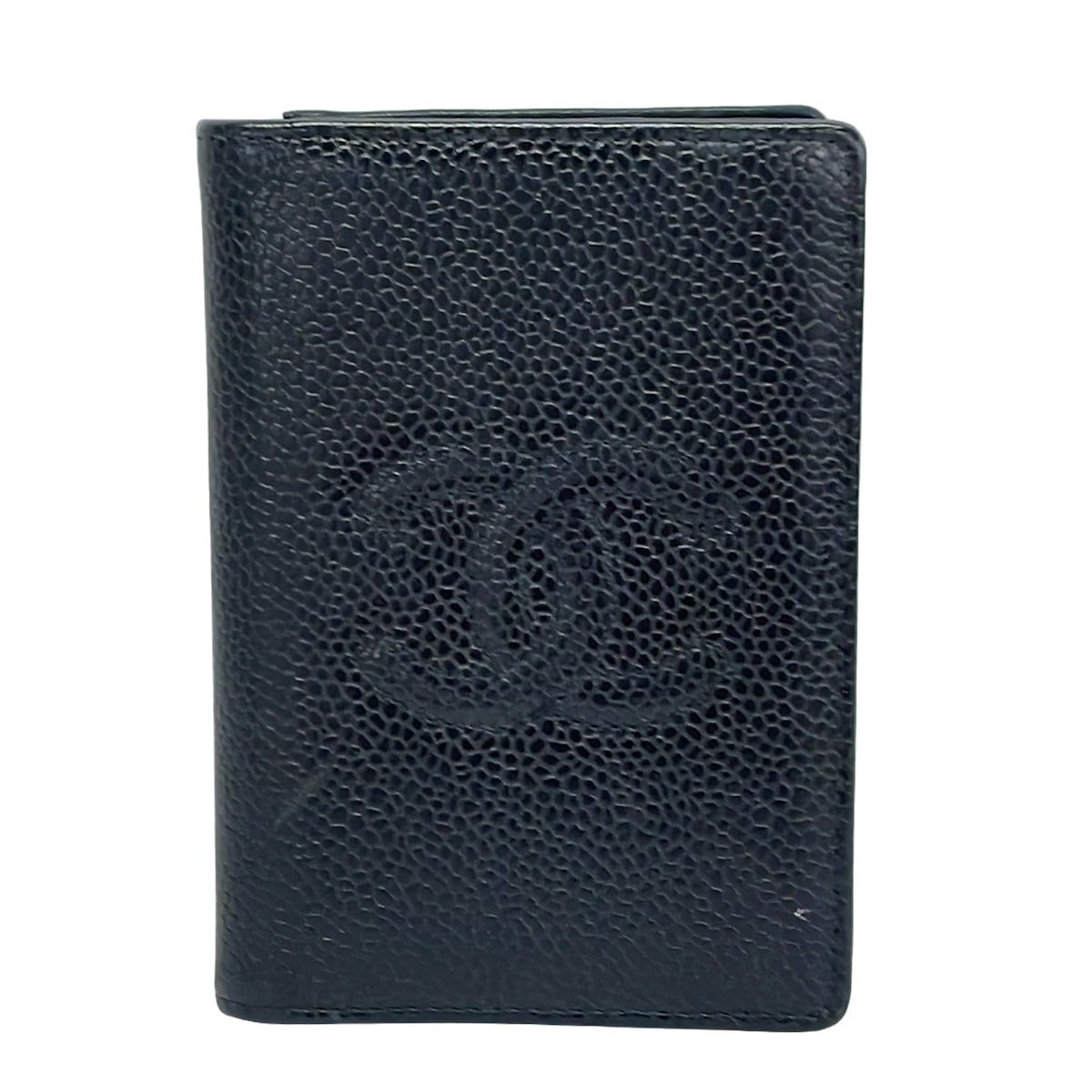 Chanel Card Case Black CC Logo