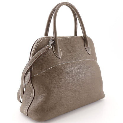 Hermes Bolide 31 2-Way Shoulder Taurillon Clemence Etoupe M Handbag — view 3