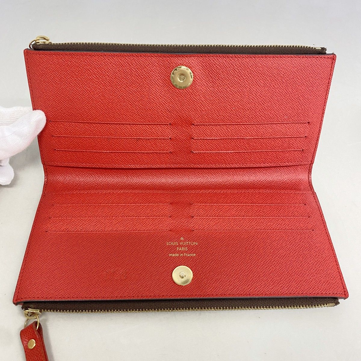 Louis Vuitton Wallet Monogram Portefeuille Adele Coquelicot — view 3