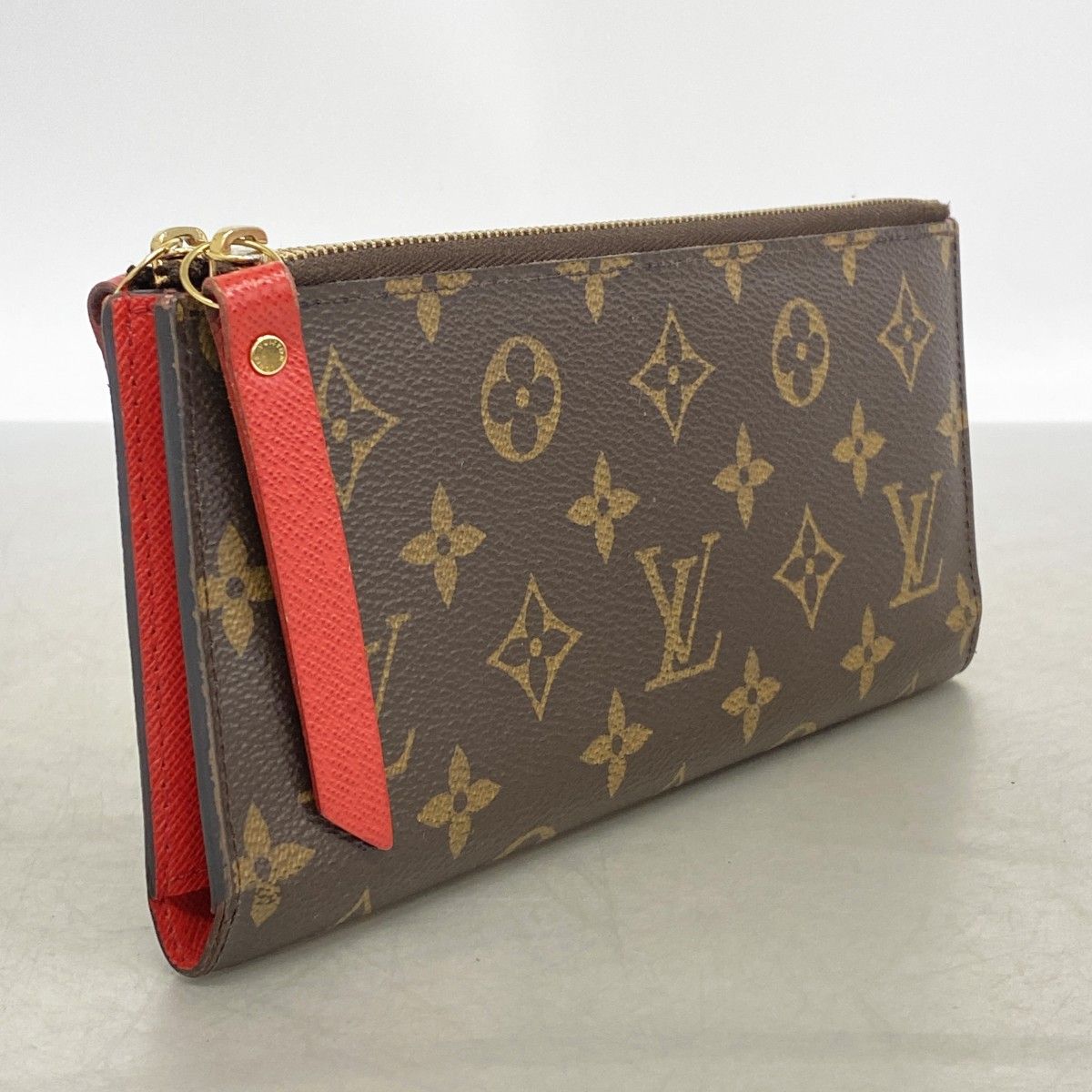 Louis Vuitton Wallet Monogram Portefeuille Adele Coquelicot — view 2