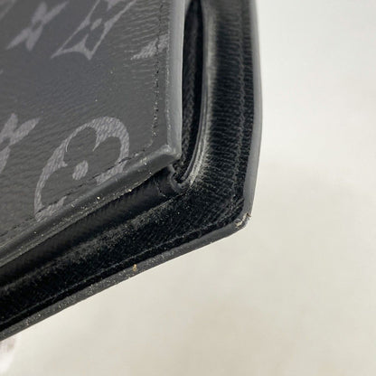 Louis Vuitton Wallet Monogram Eclipse Portefeuille Marco NM Black — view 5