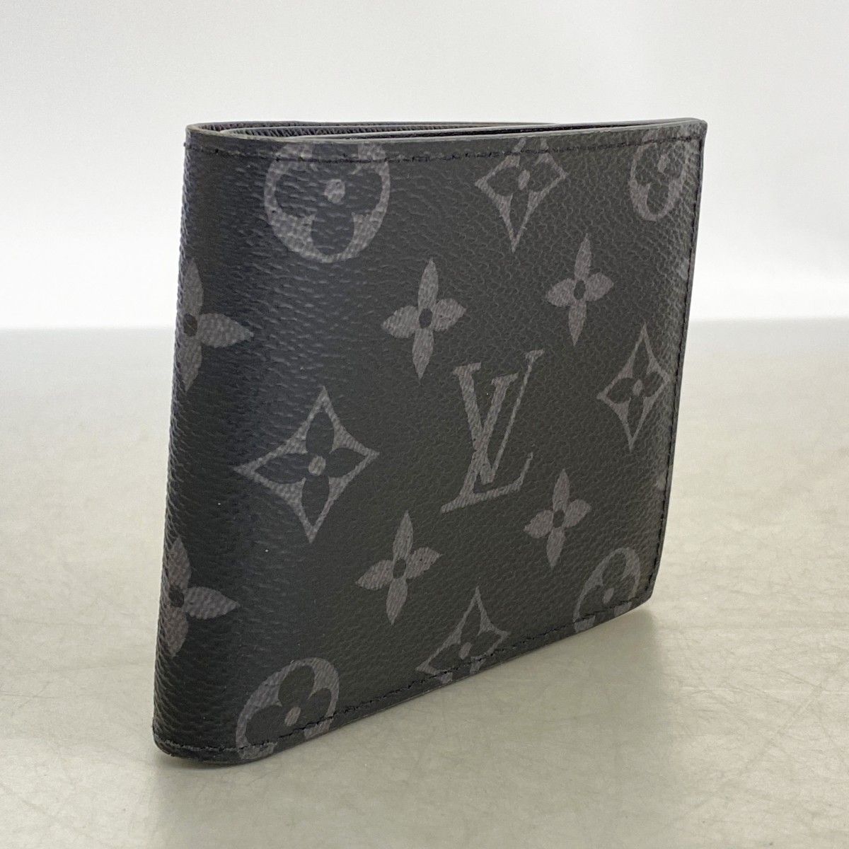 Louis Vuitton Wallet Monogram Eclipse Portefeuille Marco NM Black — view 2