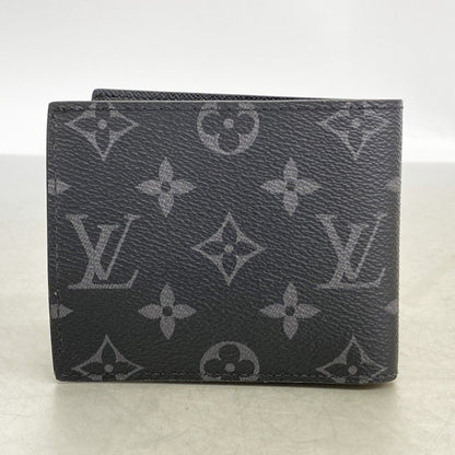 Louis Vuitton Wallet Monogram Eclipse Portefeuille Marco NM Black — view 7