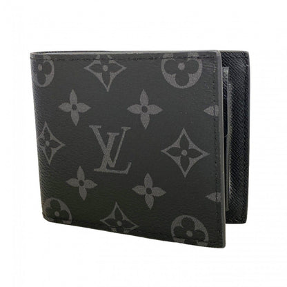 Louis Vuitton Wallet Monogram Eclipse Portefeuille Marco NM Black