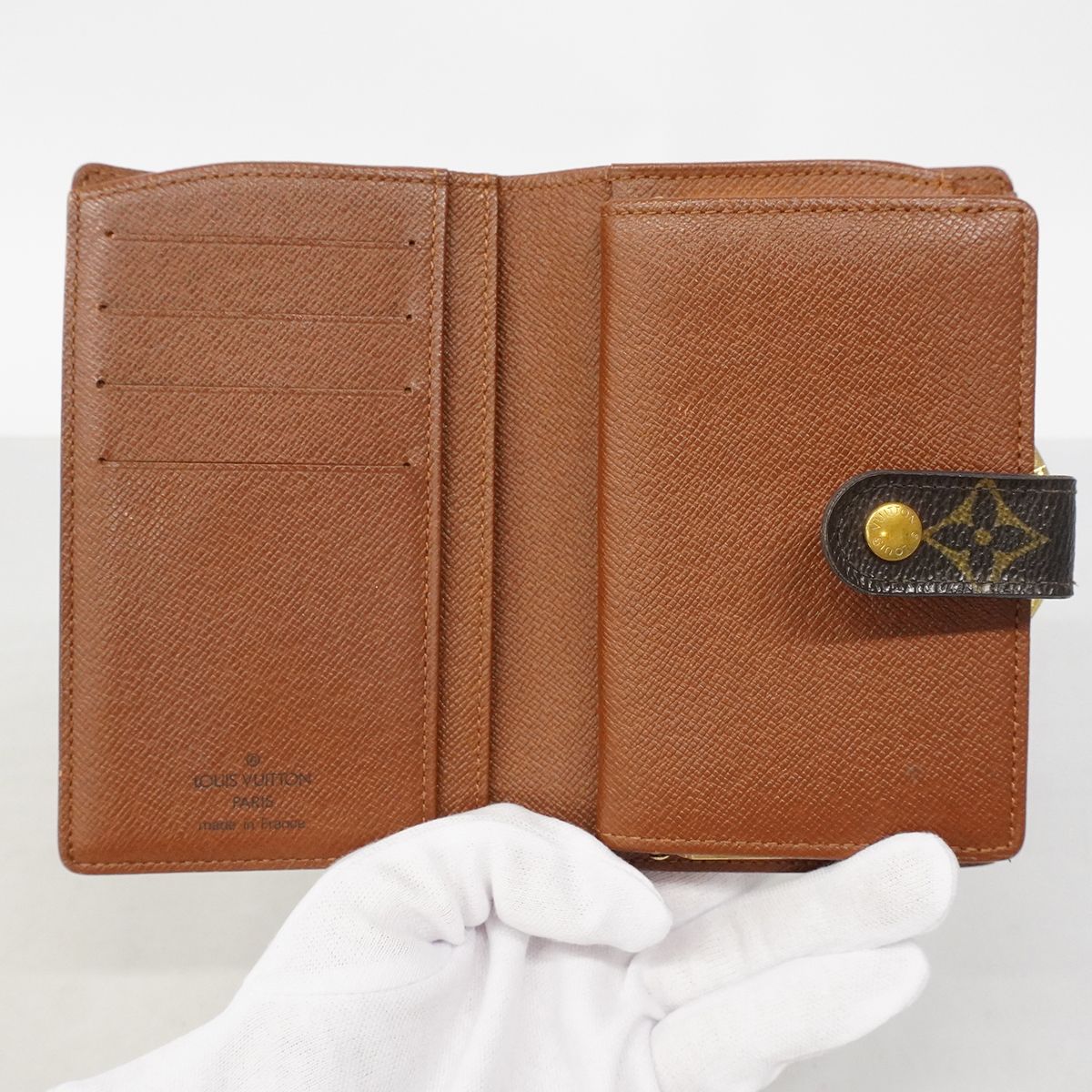 Louis Vuitton Wallet Monogram Porte-Monnaie Vier Viennois Brown — view 4