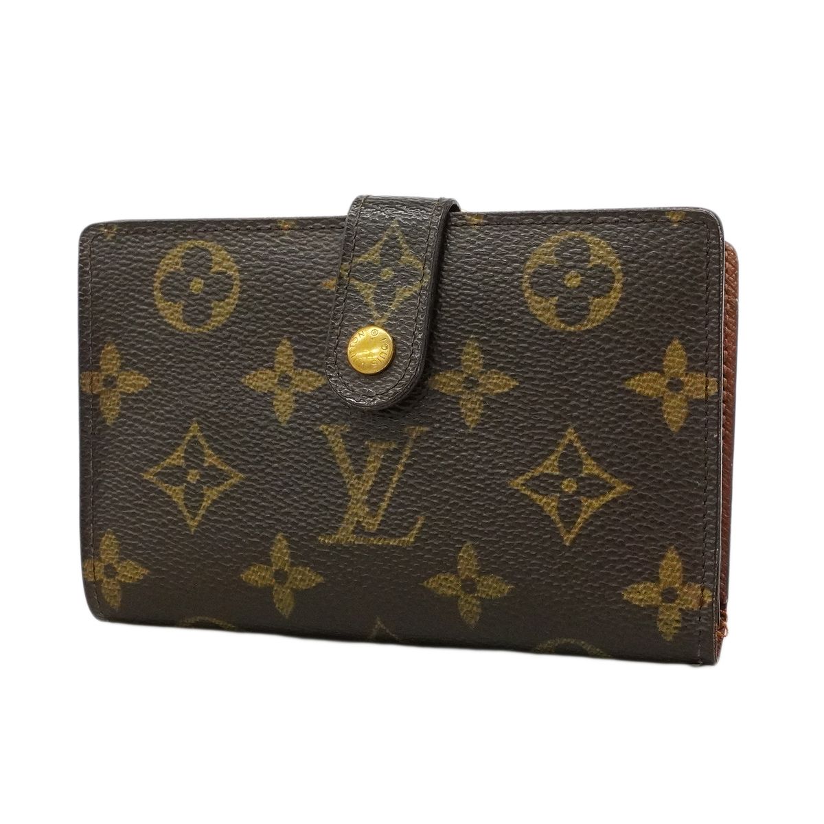 Louis Vuitton Wallet Monogram Porte-Monnaie Vier Viennois Brown