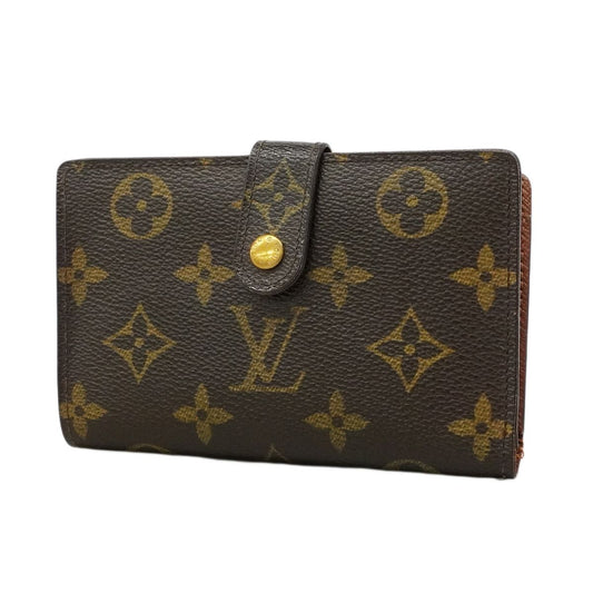 Louis Vuitton Wallet Monogram Porte-Monnaie Vier Viennois Brown