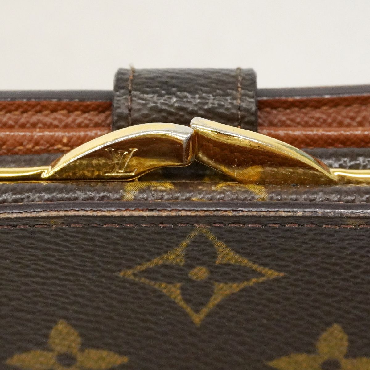 Louis Vuitton Wallet Monogram Porte-Monnaie Vier Viennois Brown — view 9