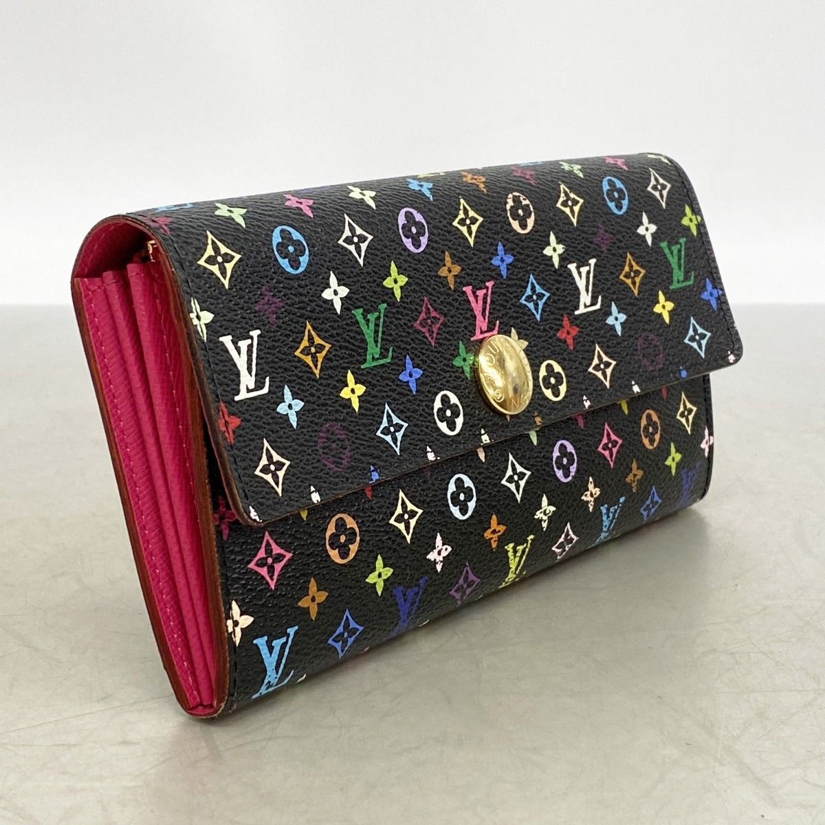 Louis Vuitton Wallet Monogram Multicolor Portefeuille Sarah Noir Grenade — view 2