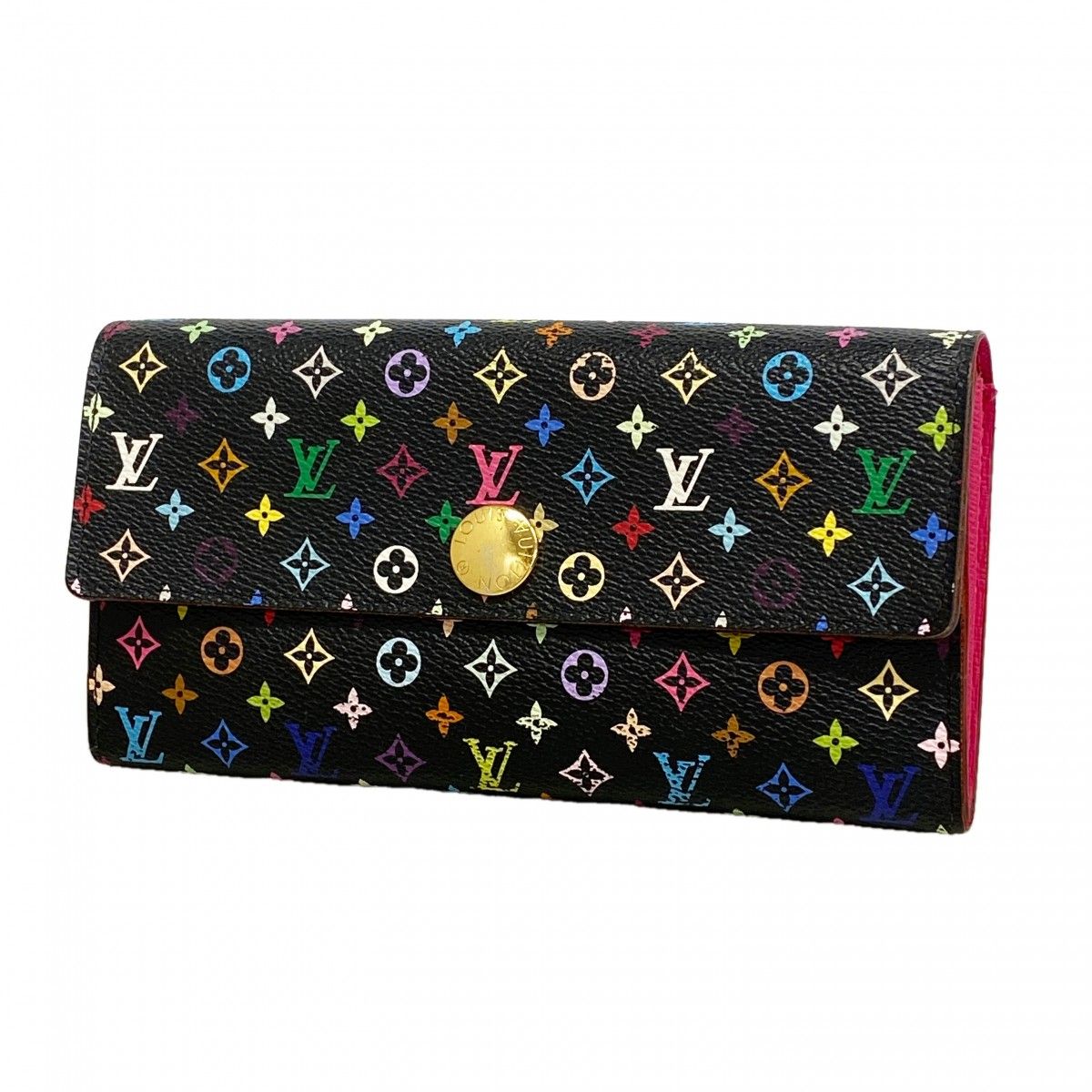 Louis Vuitton Wallet Monogram Multicolor Portefeuille Sarah Noir Grenade