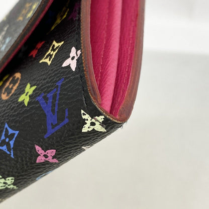 Louis Vuitton Wallet Monogram Multicolor Portefeuille Sarah Noir Grenade — view 6