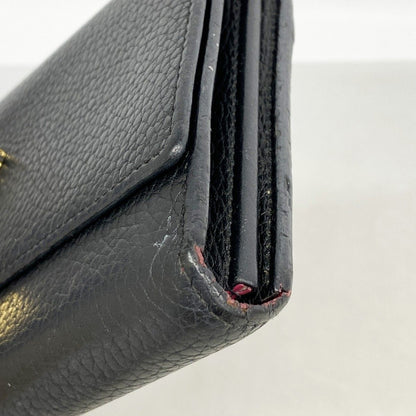 Louis Vuitton Wallet Taurillon Portefeuille Capucines Noir — view 5