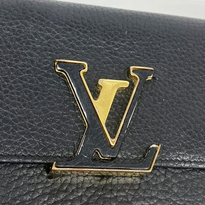 Louis Vuitton Wallet Taurillon Portefeuille Capucines Noir — view 9