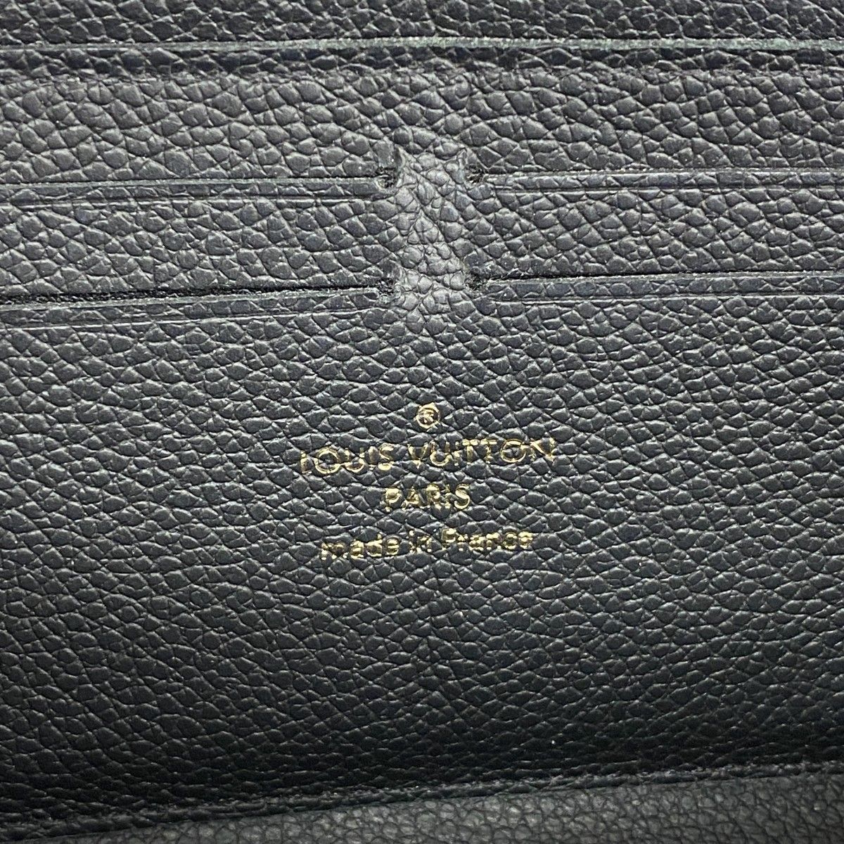 Louis Vuitton Wallet Monogram Empreinte Portefeuille Clemence Noir — view 4