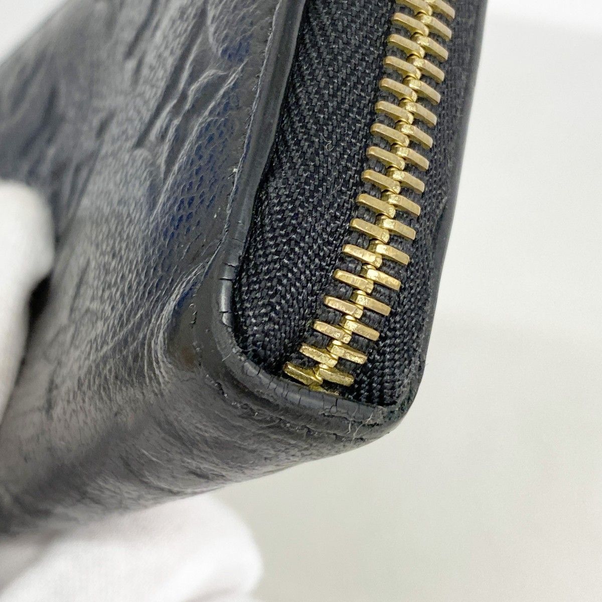 Louis Vuitton Wallet Monogram Empreinte Portefeuille Clemence Noir — view 6
