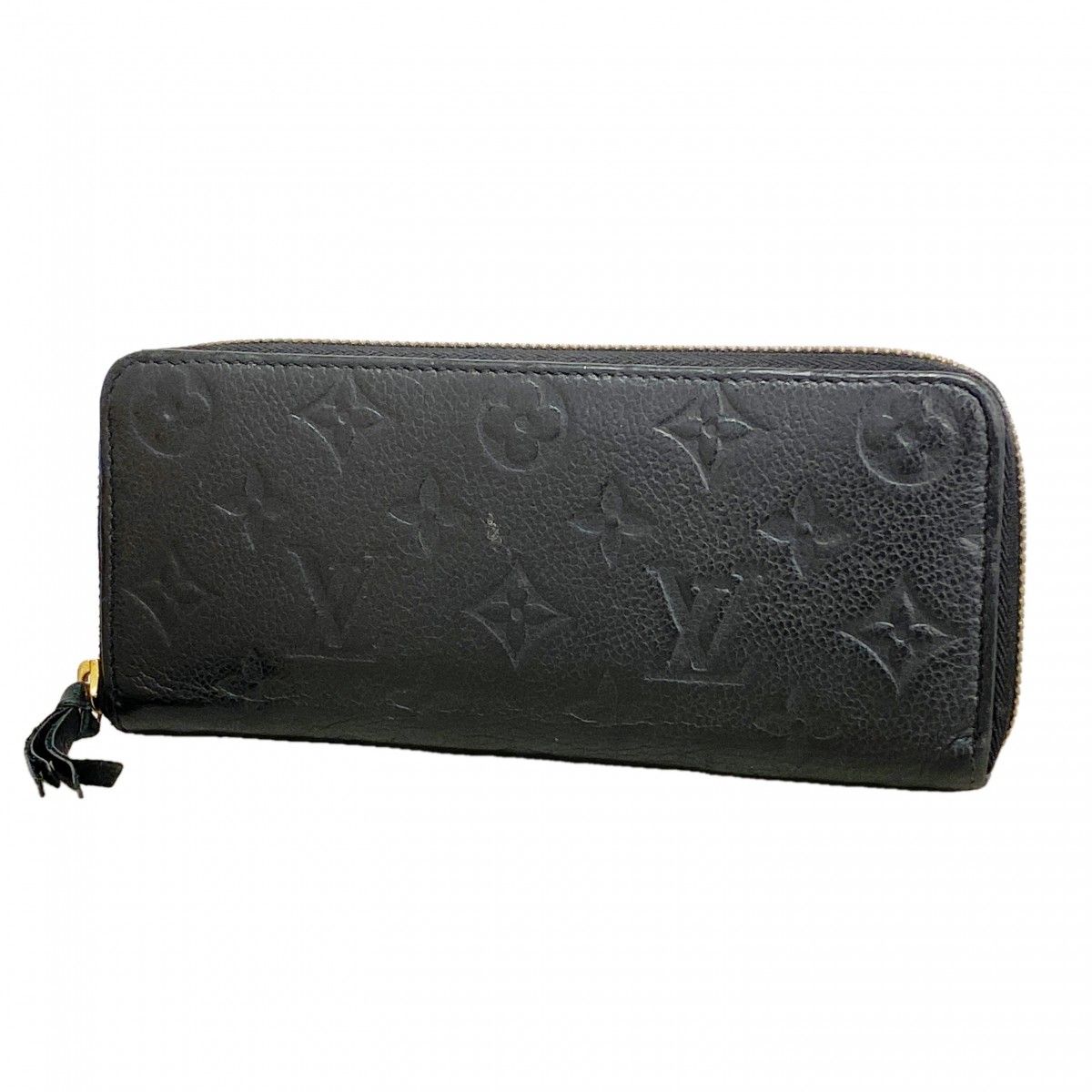 Louis Vuitton Wallet Monogram Empreinte Portefeuille Clemence Noir