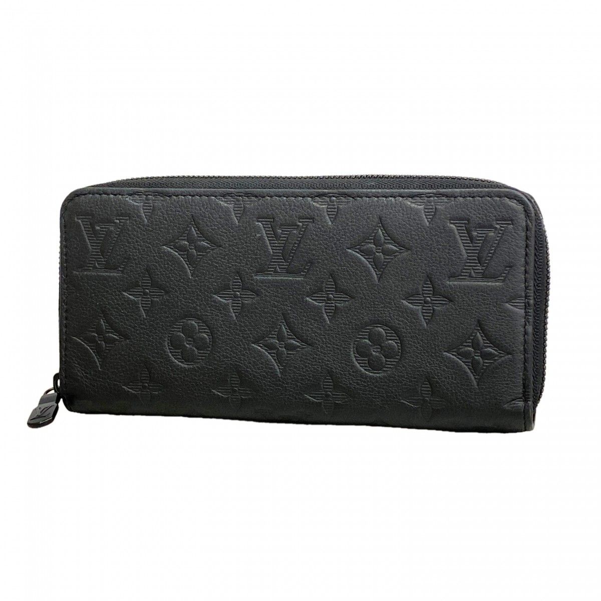 Louis Vuitton Wallet Monogram Shadow Zippy Horizontal Black