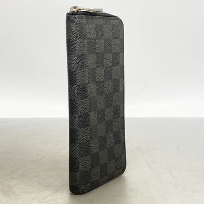 Louis Vuitton Wallet Damier Graphite Zippy Vertical Black — view 2