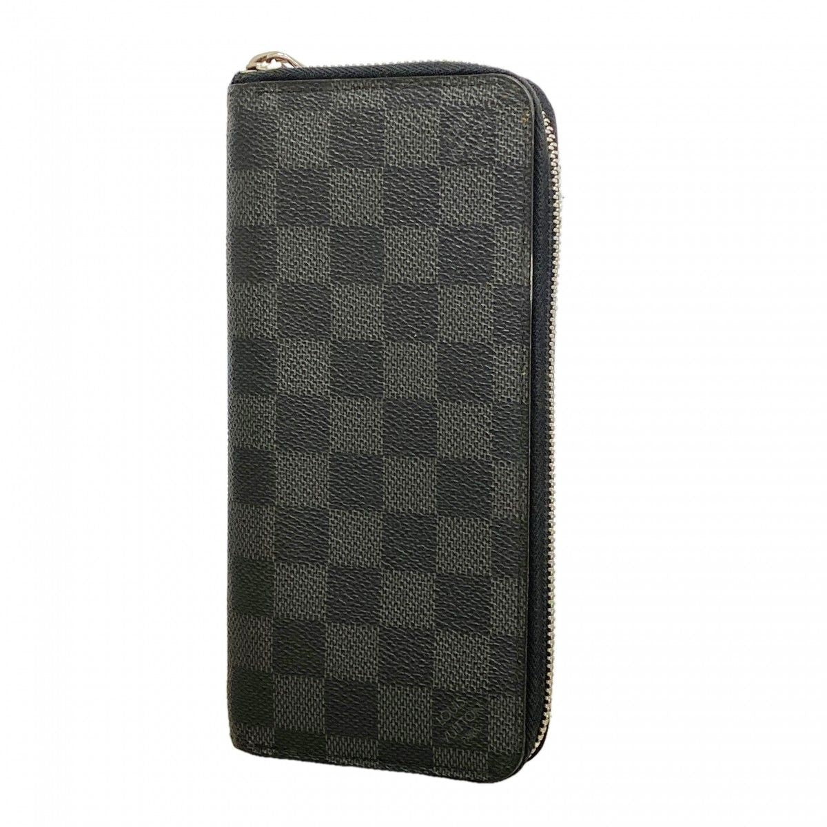 Louis Vuitton Wallet Damier Graphite Zippy Vertical Black