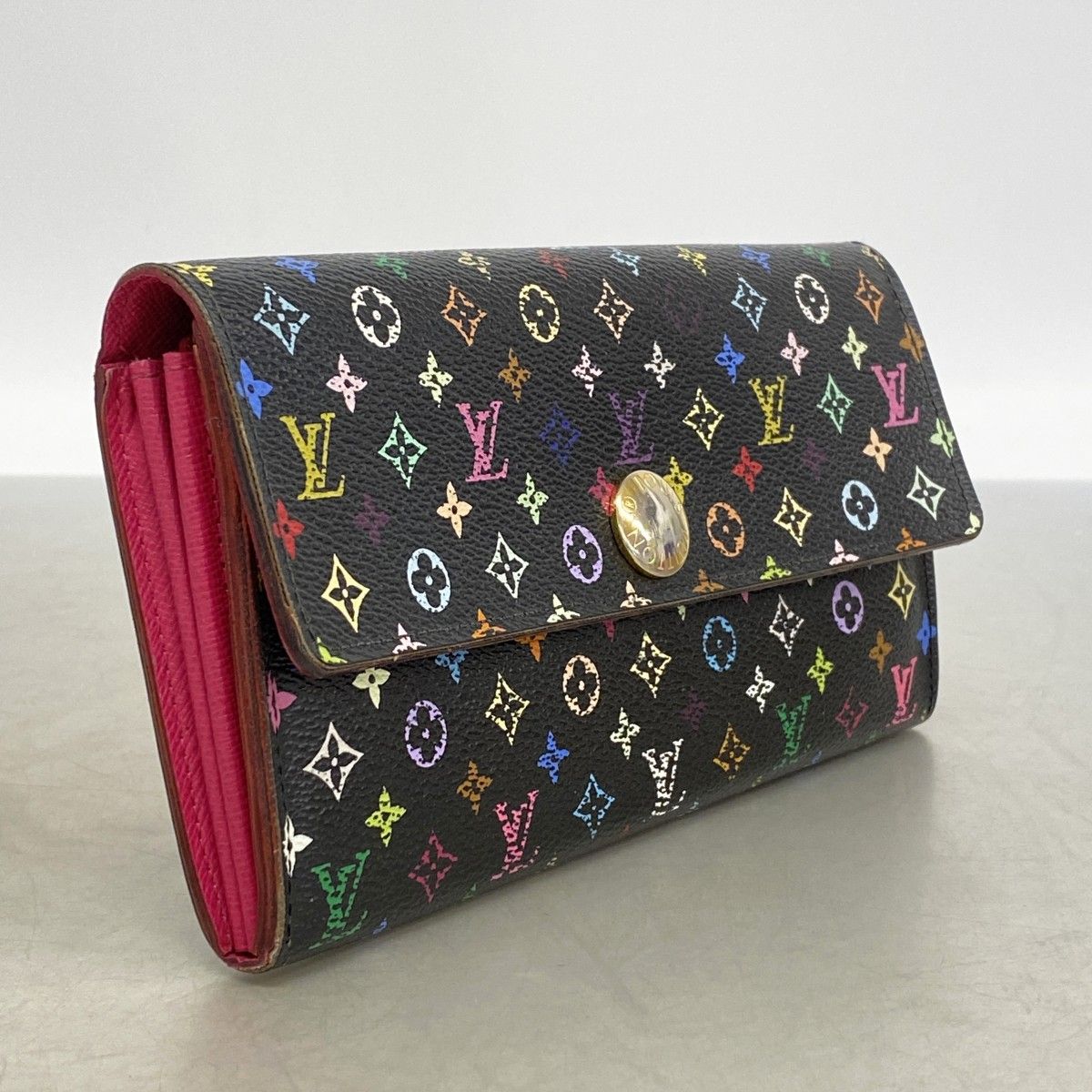 Louis Vuitton Wallet Monogram Multicolor Portefeuille Sarah Noir Grenade — view 2