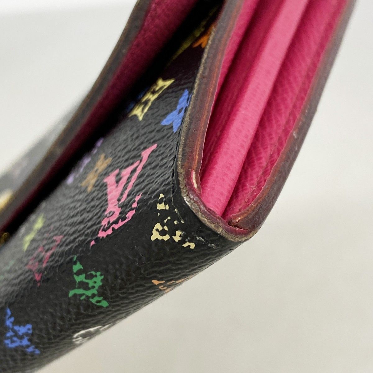 Louis Vuitton Wallet Monogram Multicolor Portefeuille Sarah Noir Grenade — view 6