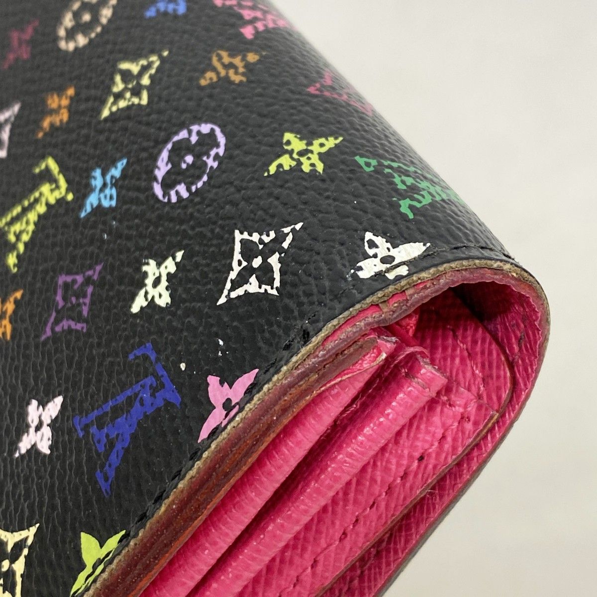 Louis Vuitton Wallet Monogram Multicolor Portefeuille Sarah Noir Grenade — view 7