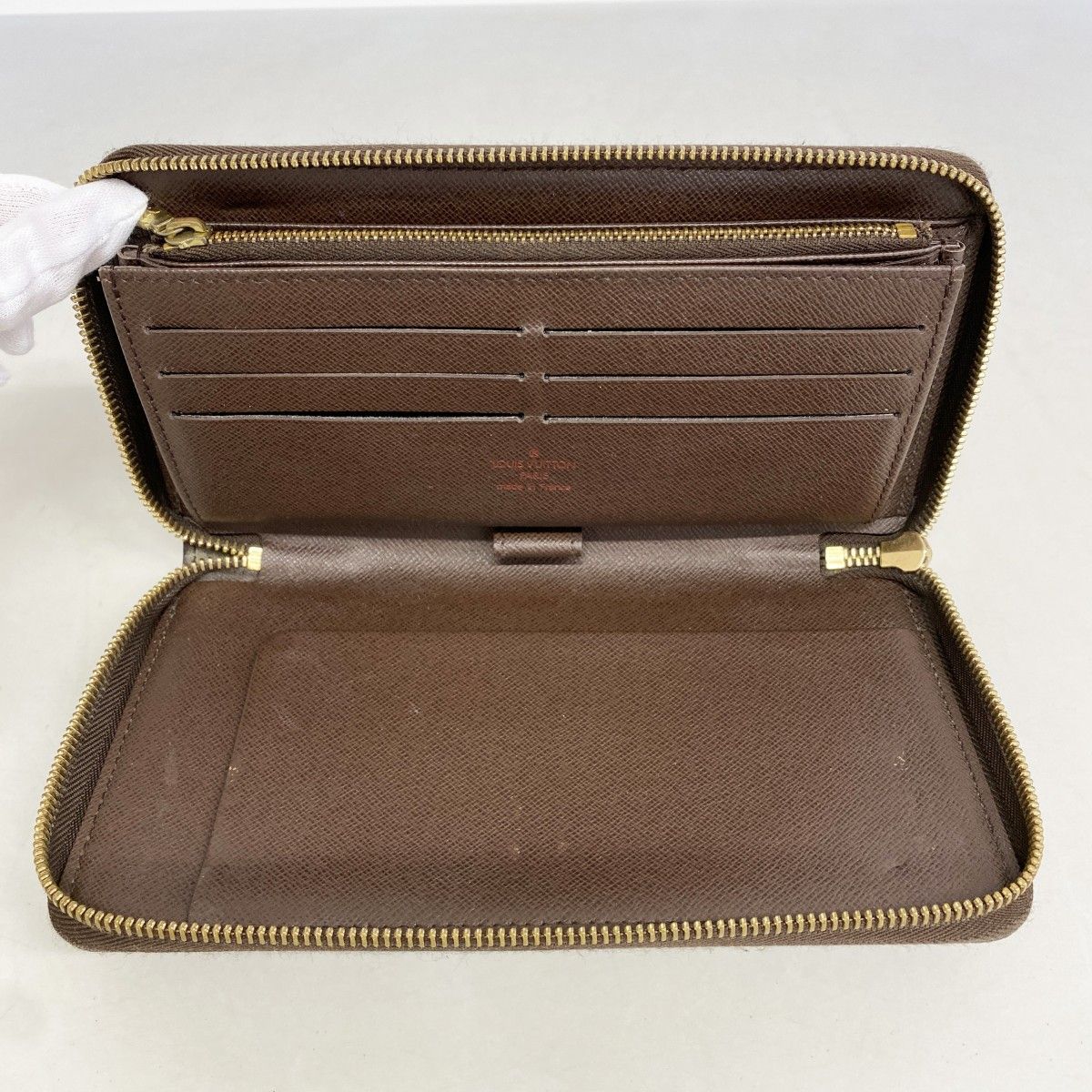 Louis Vuitton Wallet Damier Zippy Ebene — view 3