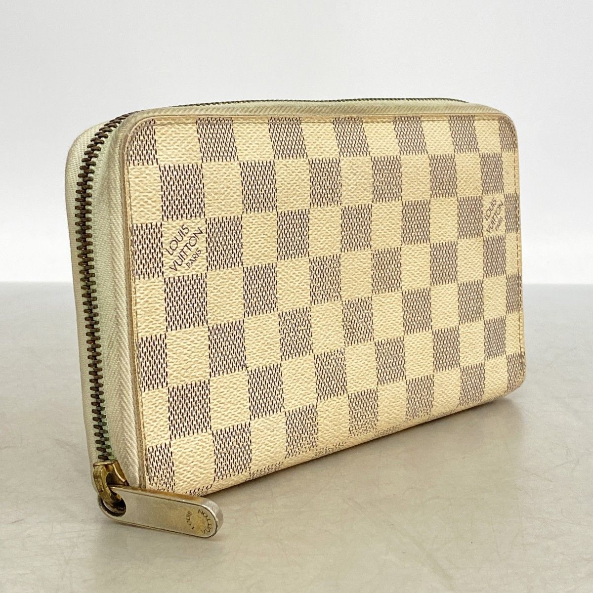 Louis Vuitton Wallet Damier Azur Zippy Organizer White — view 2